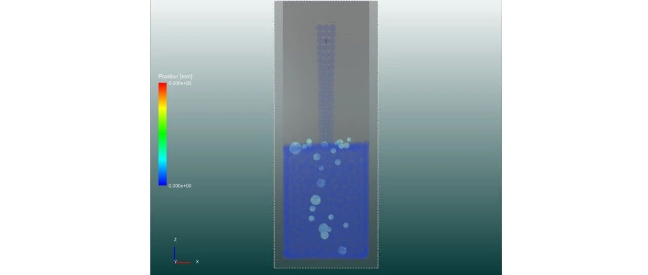 Particleworks案例15-水流冲击水池产生气泡过程