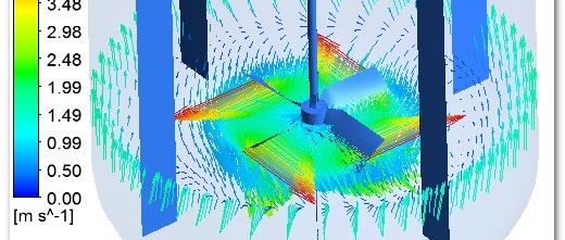 CFX仿真实例：气液两相流搅拌混合器