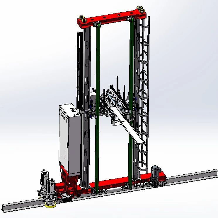 【工程机械】Miniload ASRS智能物流小型装载系统3D数模图纸 Solidworks设计