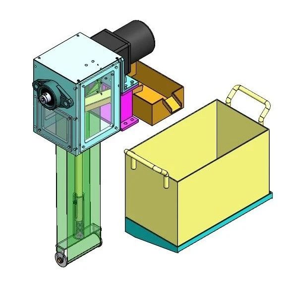 【工程机械】Water Tank Oil Skimmer Unit水箱撇油装置3D数模图纸