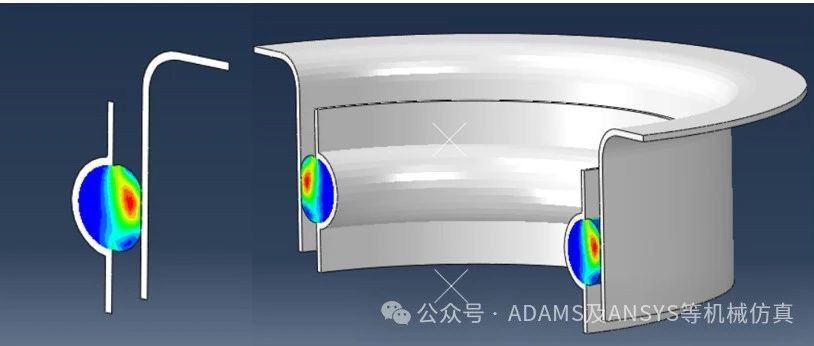 abaqus活塞密封圈超弹性仿真(二)-轴对分析