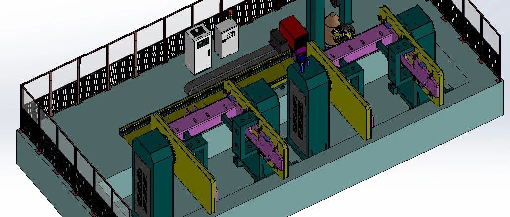 【工程机械】U型件机器人焊接3D数模图纸 Solidworks16设计