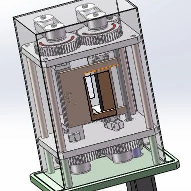 【非标数模】高速切刀机构3D数模图纸 Solidworks设计 附IGS