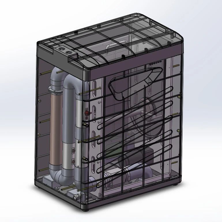 【工程机械】厨余垃圾处理设备环境清洁设备3D数模图纸 Solidworks20设计