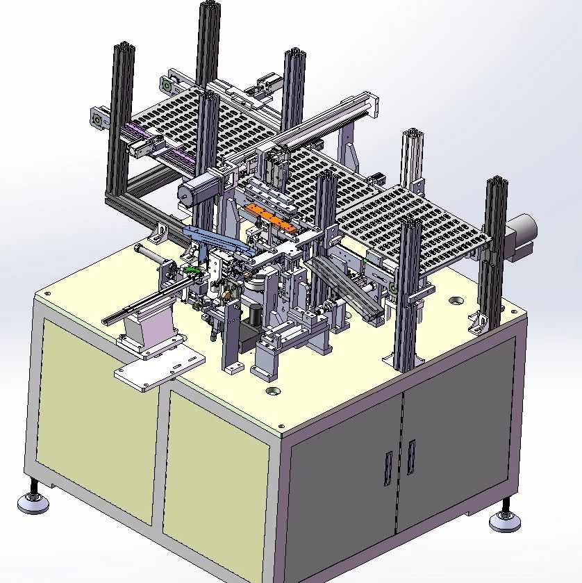 【非标数模】空调保护器底板焊接检测3D数模图纸 Solidworks20设计