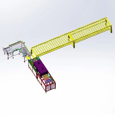 【非林数模】扬声器自动加工生产线3D数模图纸 Solidworks17设计