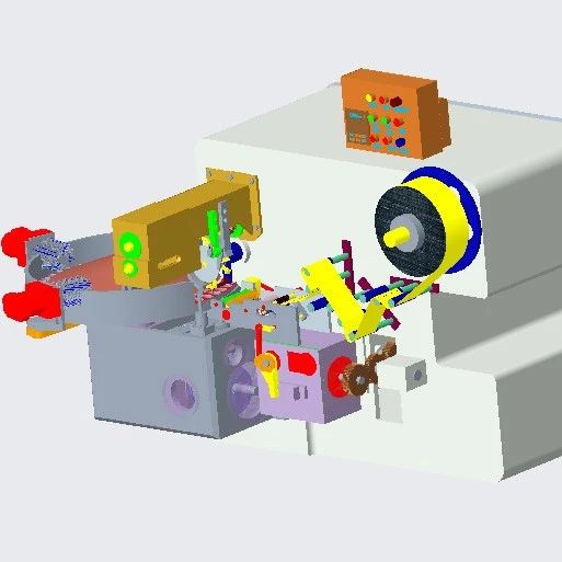 【非标数模】双扭糖果包装机3D数模图纸 pro5.0设计