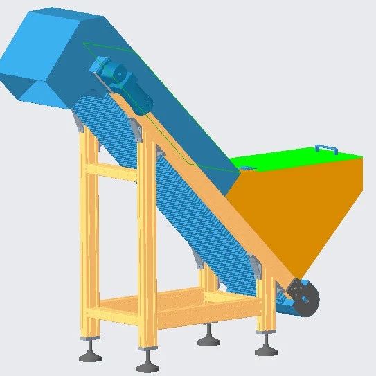 【工程机械】提升机装置3D数模图纸 proe4.0设计