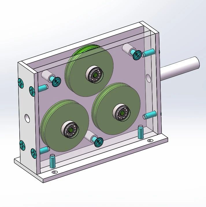 【工程机械】铜管拉直器3D数模图纸 Solidworks20设计