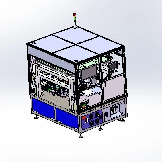 【非标数模】自动扣端子设备3D数模图纸 Solidworks18设计