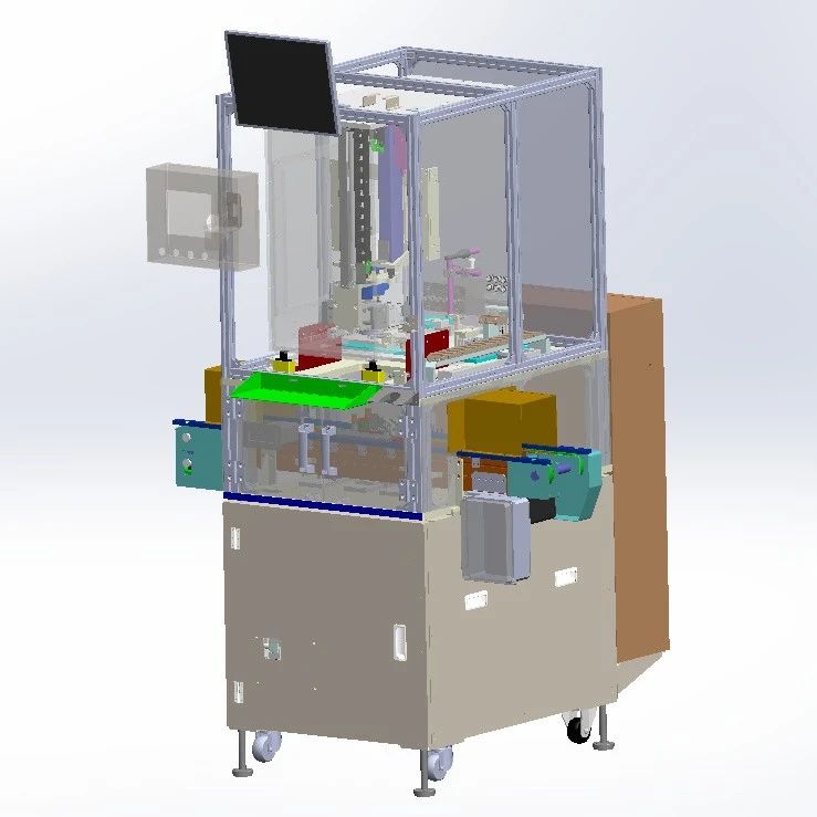 【非标数模】车载马达噪音检测设备3D模型图纸 Solidworks设计