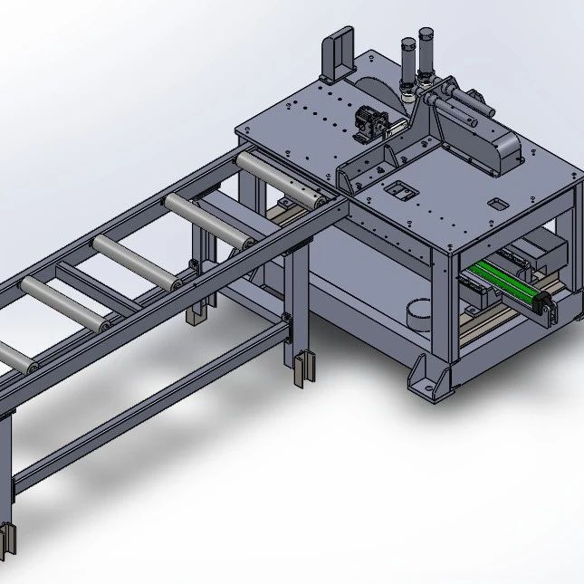 【工程机械】精准12寸切铝机、铝材锯切机3D模型图纸 Solidworks设计