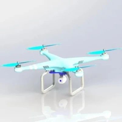 【飞行模型】Quadcopter Drone Modelling四旋翼无人机模型3D图纸