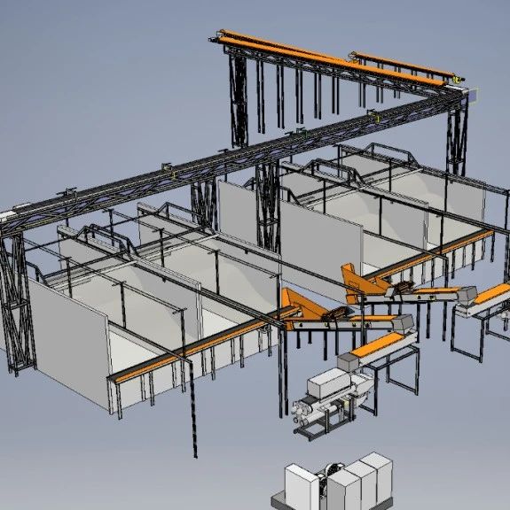 【工程机械】Toploader进料带式输送机3D数模图纸 STP格式