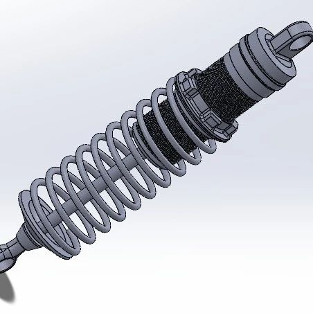 【工程机械】Shock Absorber减震器避震器结构3D图纸 Solidworks设计