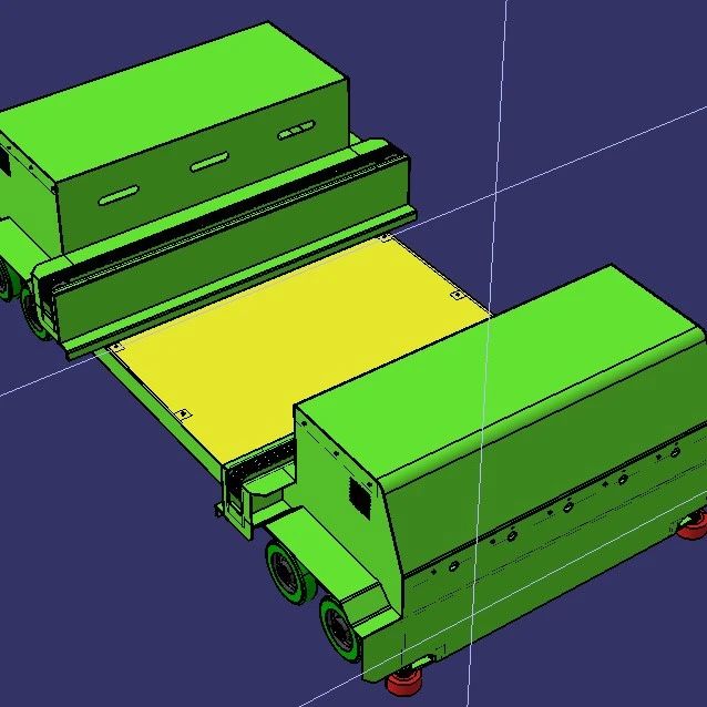 【工程机械】Multi-deep Shuttle ASRS穿梭车3D数模图纸 STP格式