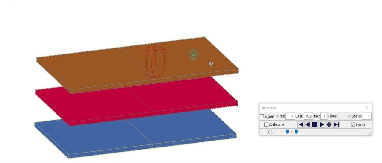 SPH侵彻三层靶板