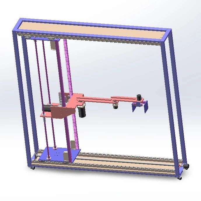 【工程机械】自动砌砖机器人3D数模图纸 Solidworks16设计