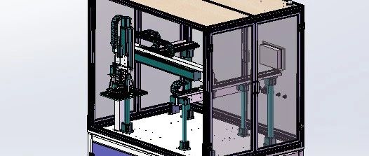 【非标数模】龙门组装设备3D数模图纸 Solidworks18设计