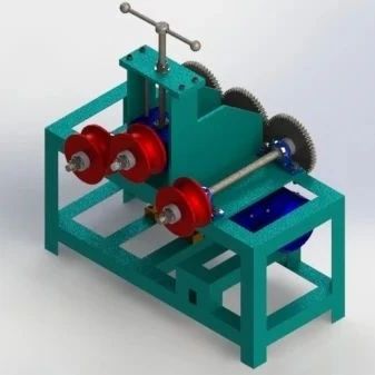 【工程机械】轧管机3D数模图纸 STEP格式