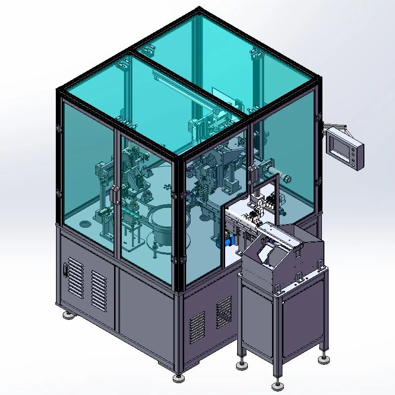 【非标数模】o型圈组装设备3D图纸 Solidworks设计