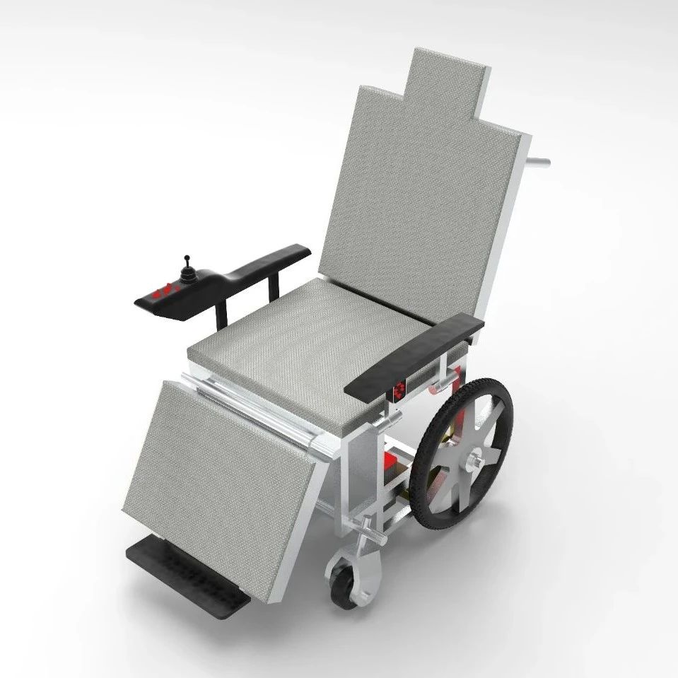 【医疗器械】Convertible Wheel Chair Cum Bed可折叠轮椅床3D图纸