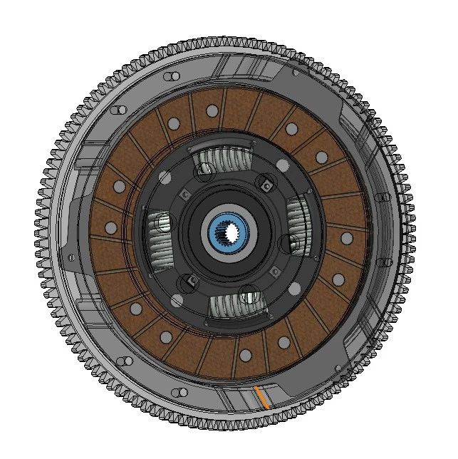 【工程机械】Car Clutch System汽车离合器3D数模图纸 SolidWorks设计