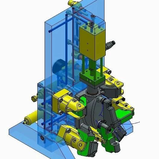 【工程机械】Hydraulic leak tester液压检漏仪3D数模图纸 x_t stp格式