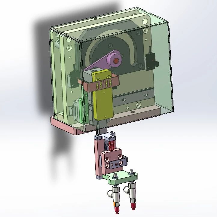 【非标数模】高速拾取放置结构3D图纸 X_T格式