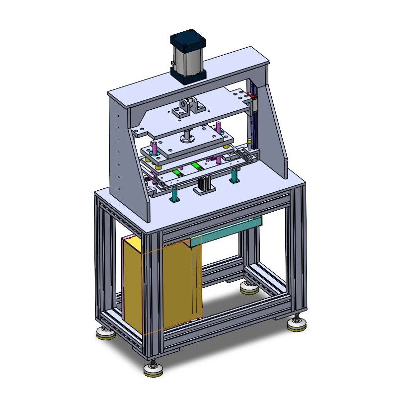 【工程机械】气动冲压机3D数模图纸 Solidworks18设计