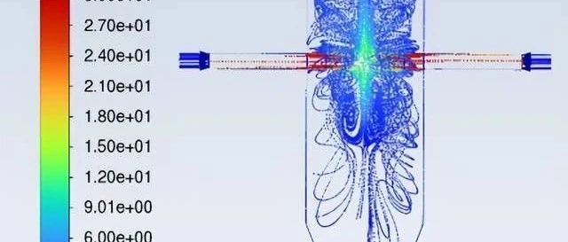 基于FLUENT的某反应器流场分析