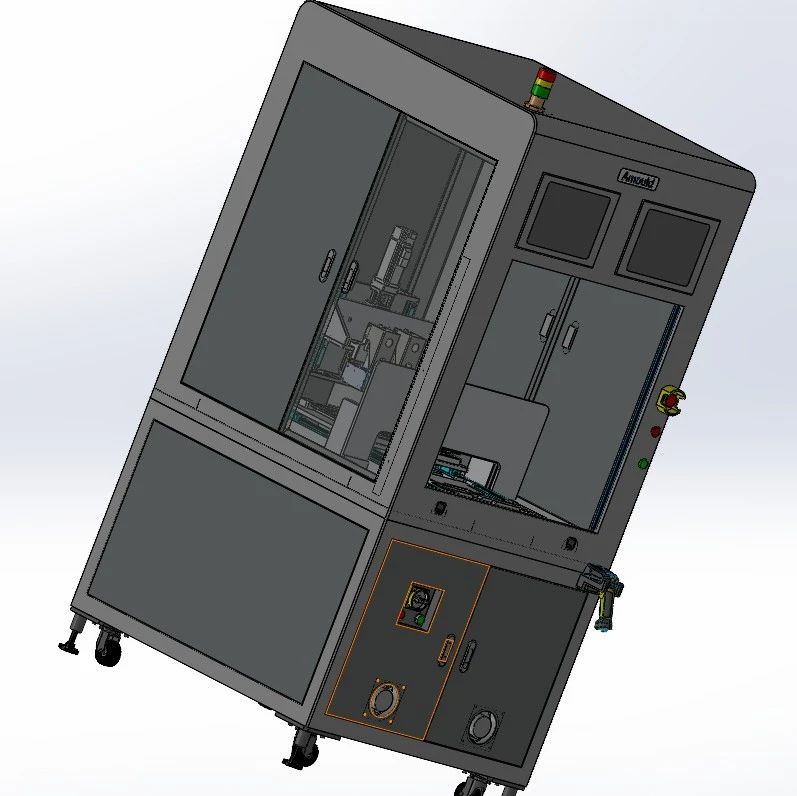 【非标数模】电池组装机3D数模图纸 Solidworks20设计