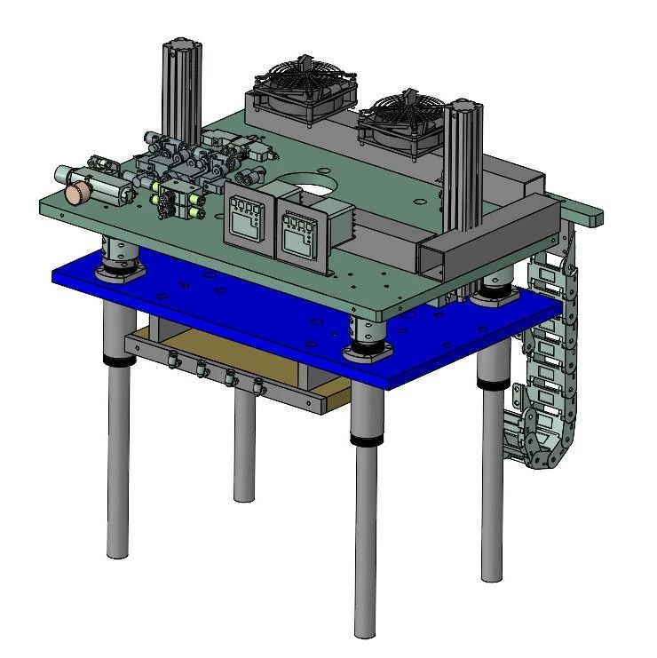 【工程机械】Hot Plate Unit热板装置加热板单元3D图纸 STEP格式