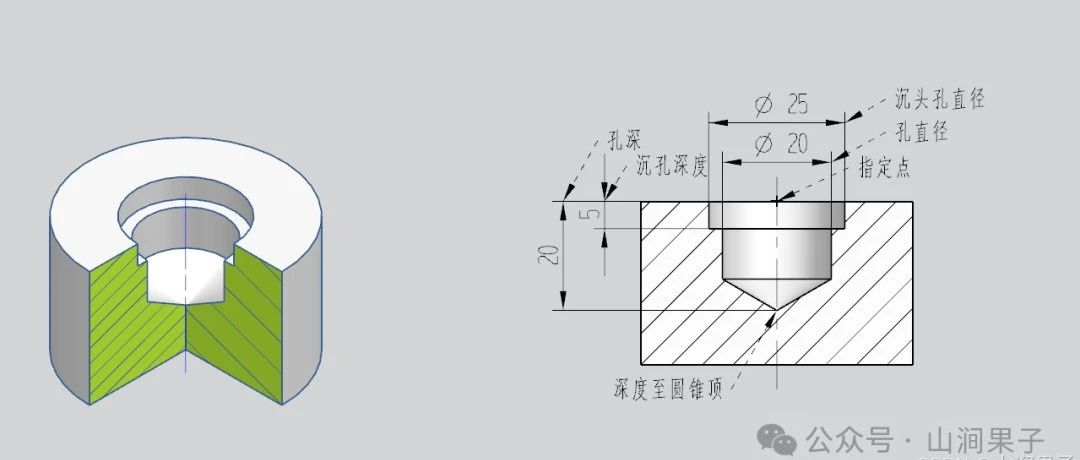 UG NX 2406孔