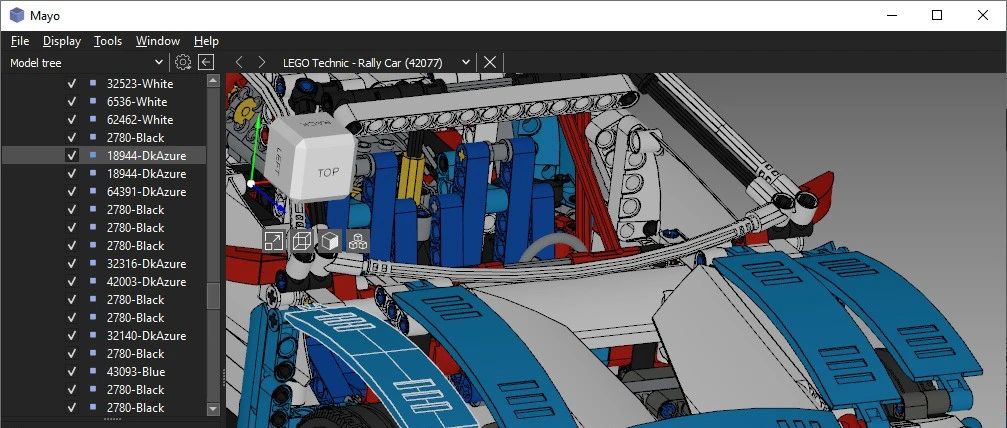 开源 3D CAD 查看器和转换器：Mayo 3D Cad Viewer