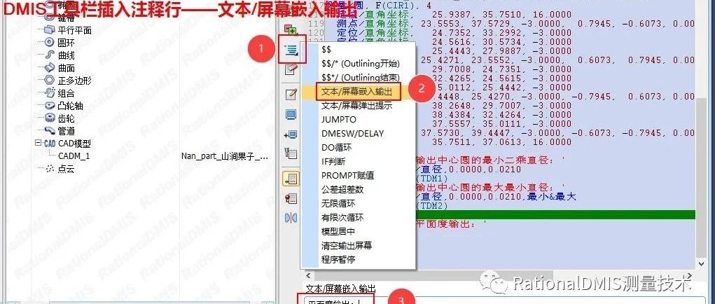 RationalDMIS 7.1 报告注释