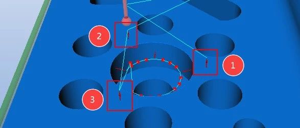 RationalDMIS 7.1向量创建测量圆（样例点测量）