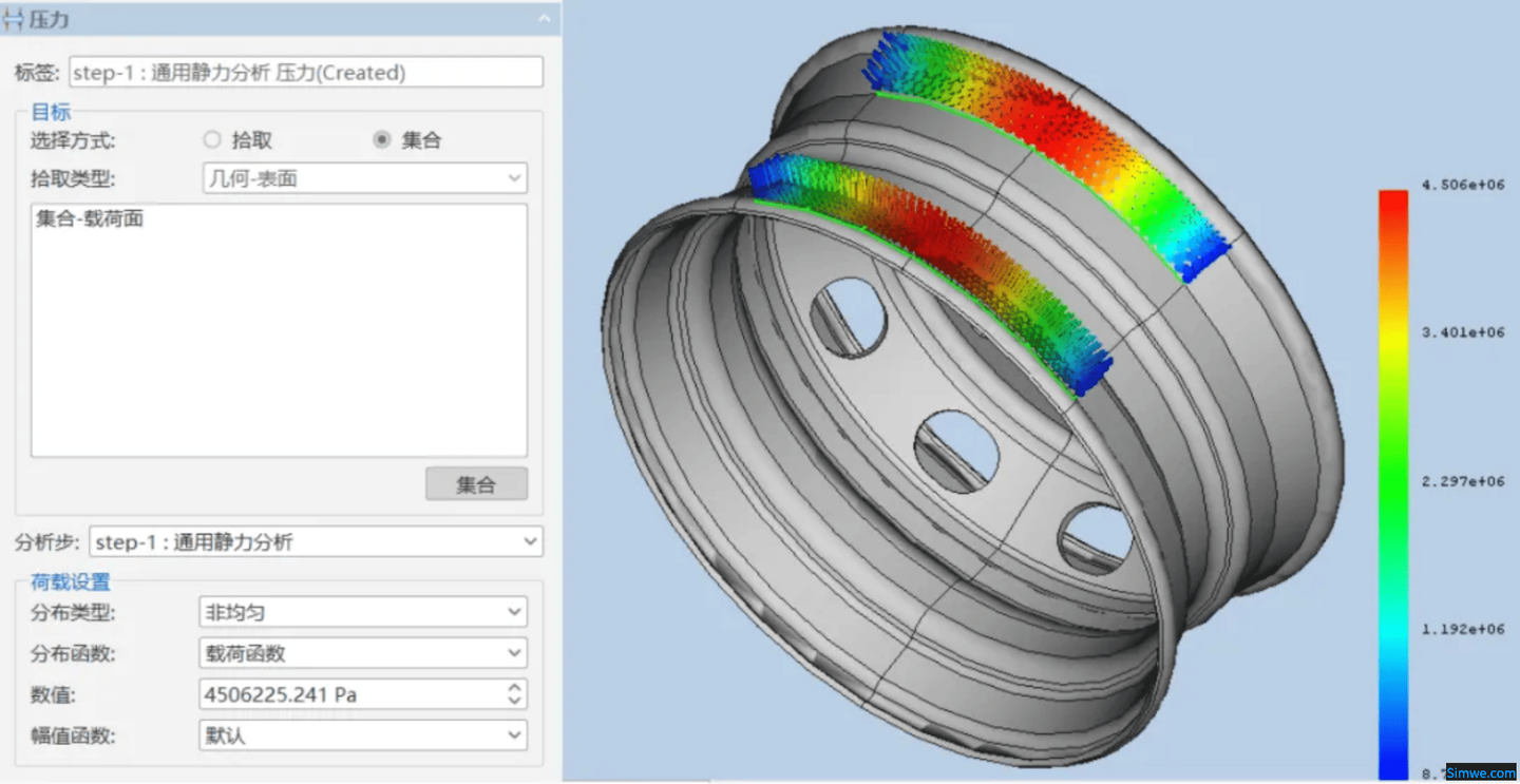 基于伏图的汽车轮毂径向疲劳仿真APP开发及应用的图6