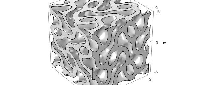 COMSOL 三重周期性极小曲面的生成、导入以及网格划分 TPMS