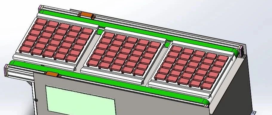 【工程机械】皮带线滚筒线3D数模图纸 Solidworks20设计