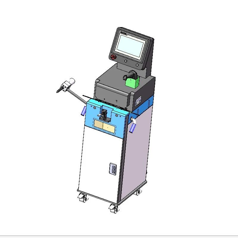 【非标数模】SMT自动接料带设备3D数模图纸 Solidworks21设计