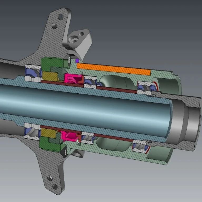 【工程机械】自行车花鼓3棘爪自由轮毂3D图纸 Solidworks设计