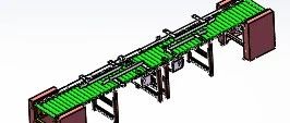 【非标数模】手机包装盒自动分选生产线3D数模图纸 Solidworks17设计