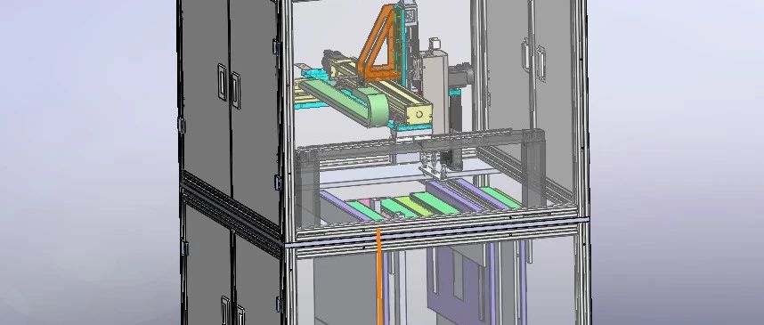 【非标数模】叠片机3D数模图纸 Solidworks20设计