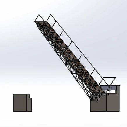 【工程机械】升降开合桥结构3D图纸 Solidworks设计