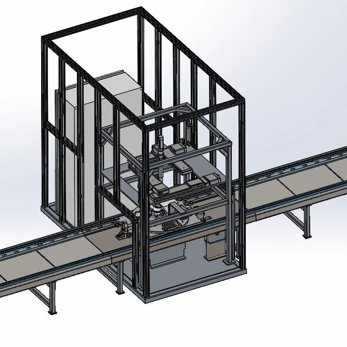 【非标数模】自动拧紧输送线3D数模图纸 Solidworks20设计