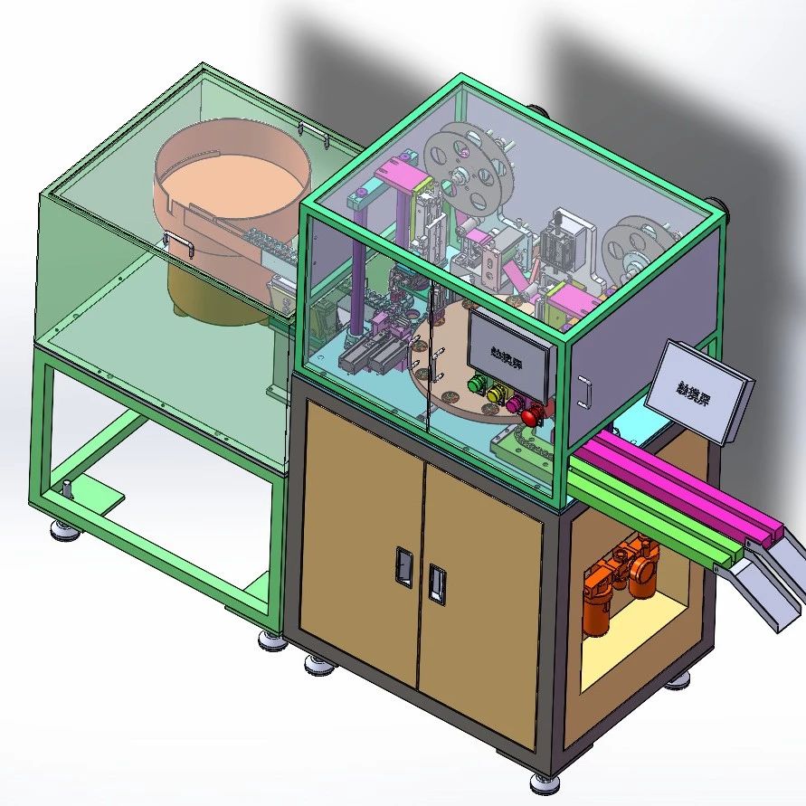 【非标数模】落地式-灌装热封机3D数模图纸 x_t格式