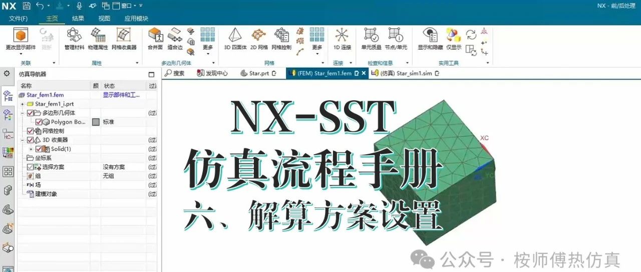 NX-SST仿真流程手册：六、解算方案设置