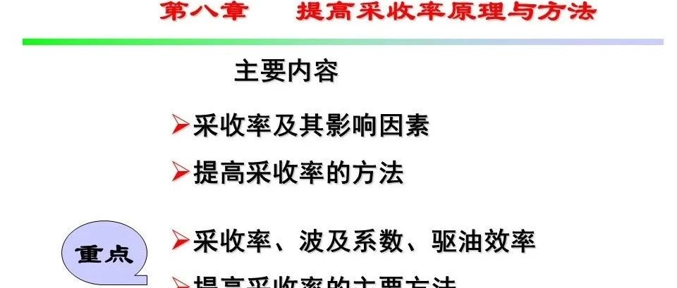 提高采收率原理与方法