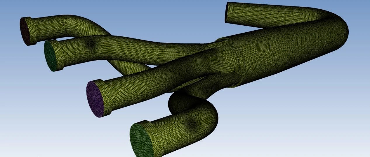 Grille案例篇-汽车歧管内流场非结构网格划分